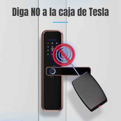 Cerradura Inteligente Con huella, pin, wifi, llave y tarjeta