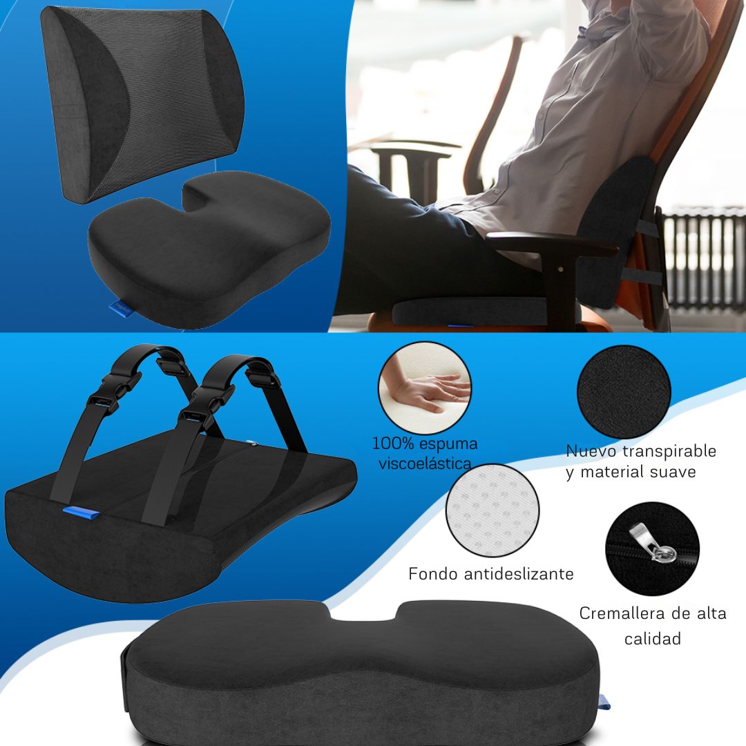 Cojín y Lumbar Para Silla
